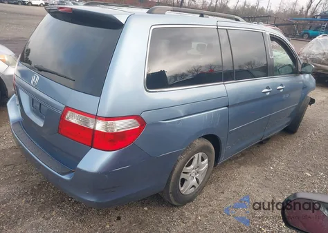 2007 Honda Odyssey Ex-L from USA, damaged, VIN 5FNRL38707B131555